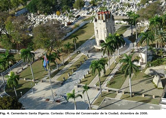 Cementerio “Santa Ifigenia.” Cortesía: Oficina del Conservador de la Ciudad. Fecha: diciembre de 2008.