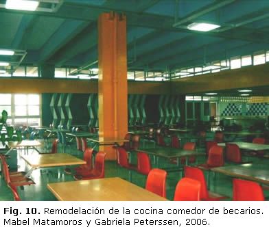 Fig. 10. Remodelación de la cocina comerdor de becarios. MabelMatamoros y Gabriela Petersen, 2006.jpg