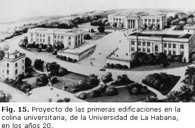 Fig. 15. Proyecto de las primeras edificaciones en la colina universitaria, de la Universidad de La Habana,  en los años 20.jpg