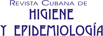 Revista Cubana de Higiene y Epidemiología