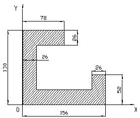 Figura 7. Sección con dimensiones