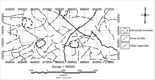 Identificación mediante interpretación geofísica del control