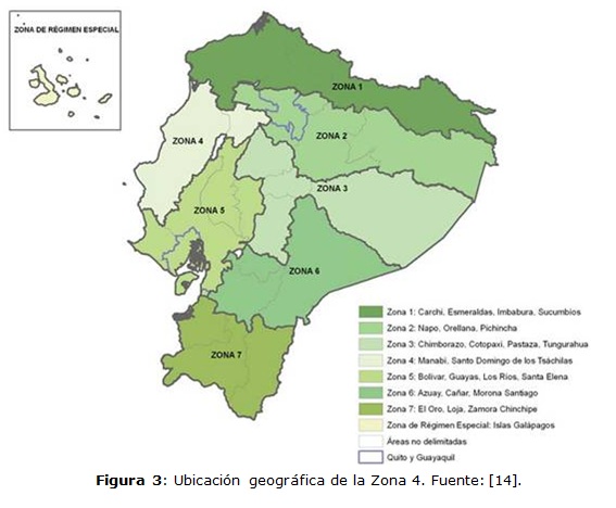 Figura 3: Ubicación geográfica de la Zona 4. Fuente: [14].