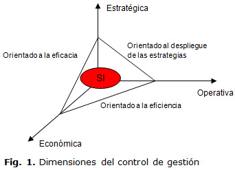 Fig. 1. Dimensiones del control de gestión